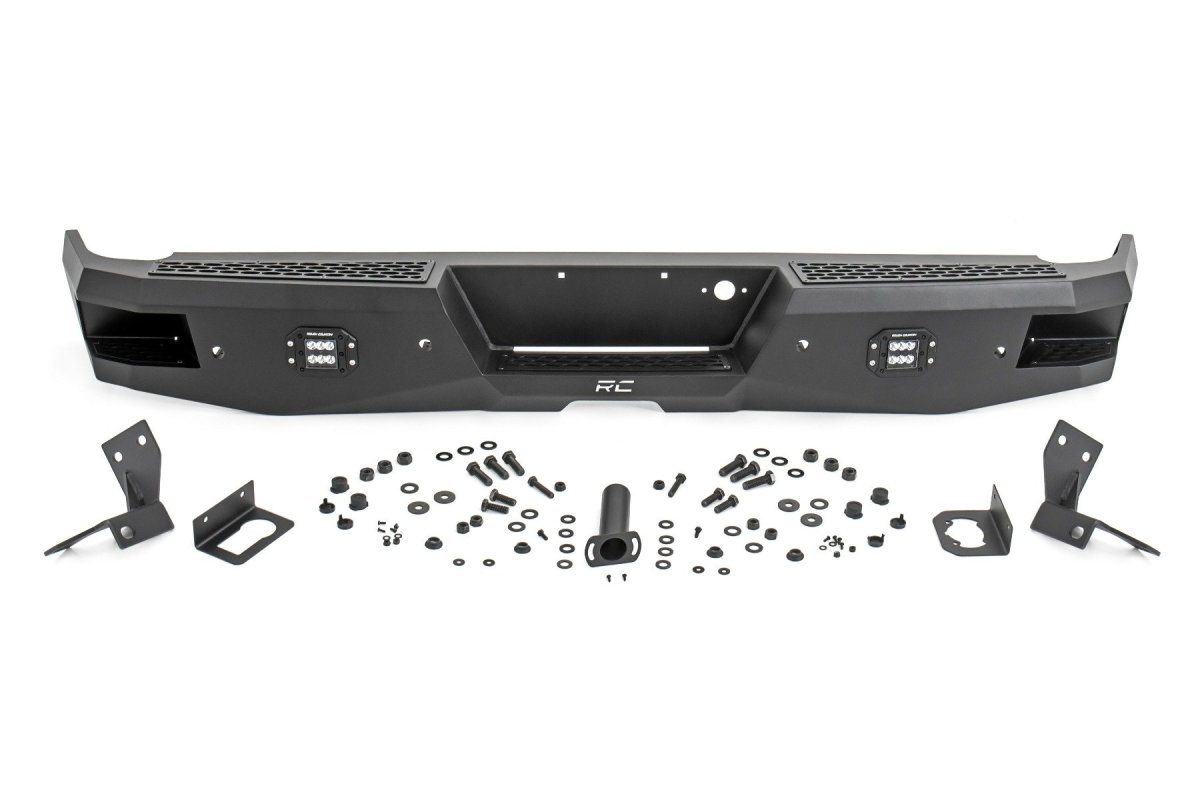 GMC Sierra 1500 Rear Bumper - Rough Country - LED - '07-'18